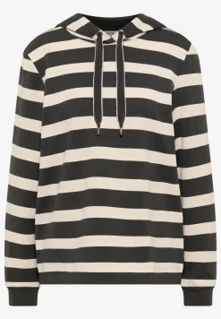 Gestreept shirt met capuchon