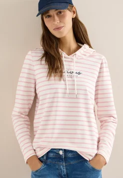 Gestreept shirt met capuchon