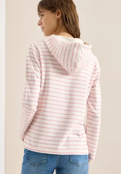Gestreept shirt met capuchon