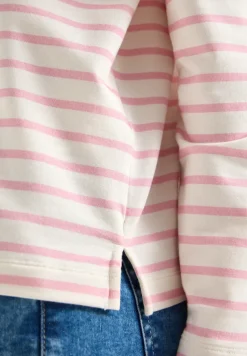 Gestreept shirt met capuchon