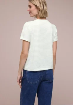 Gestreept shirt met glitter