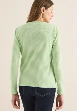 Gestreept shirt met lange mouwen