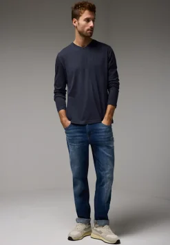 Gestreept shirt met lange mouwen