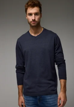 Gestreept shirt met lange mouwen