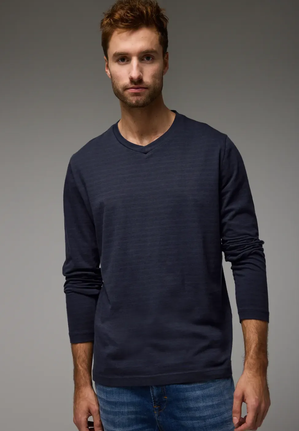Gestreept shirt met lange mouwen