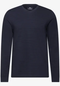 Gestreept shirt met lange mouwen