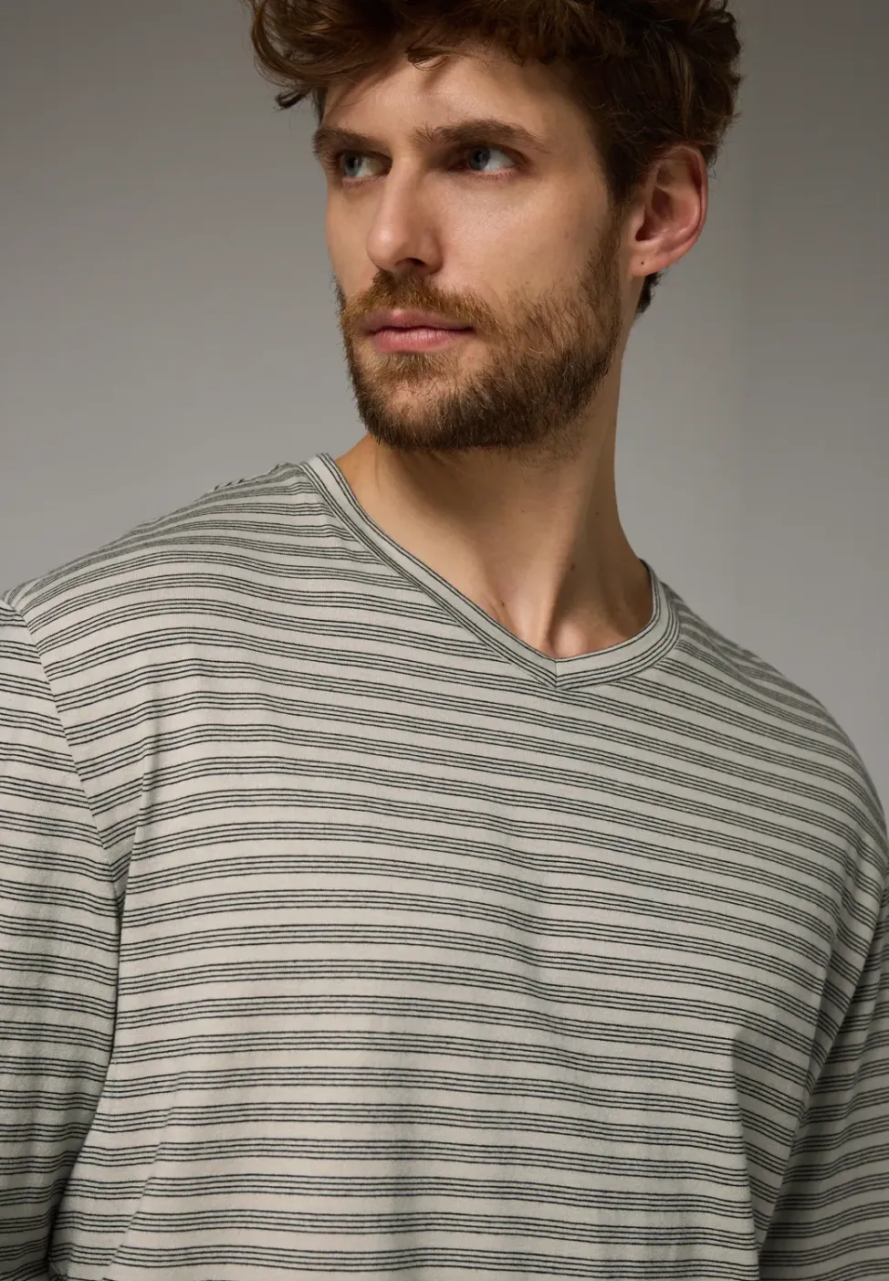 Gestreept shirt met lange mouwen