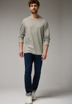 Gestreept shirt met lange mouwen