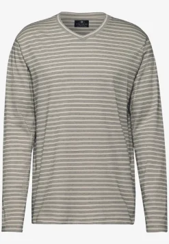 Gestreept shirt met lange mouwen