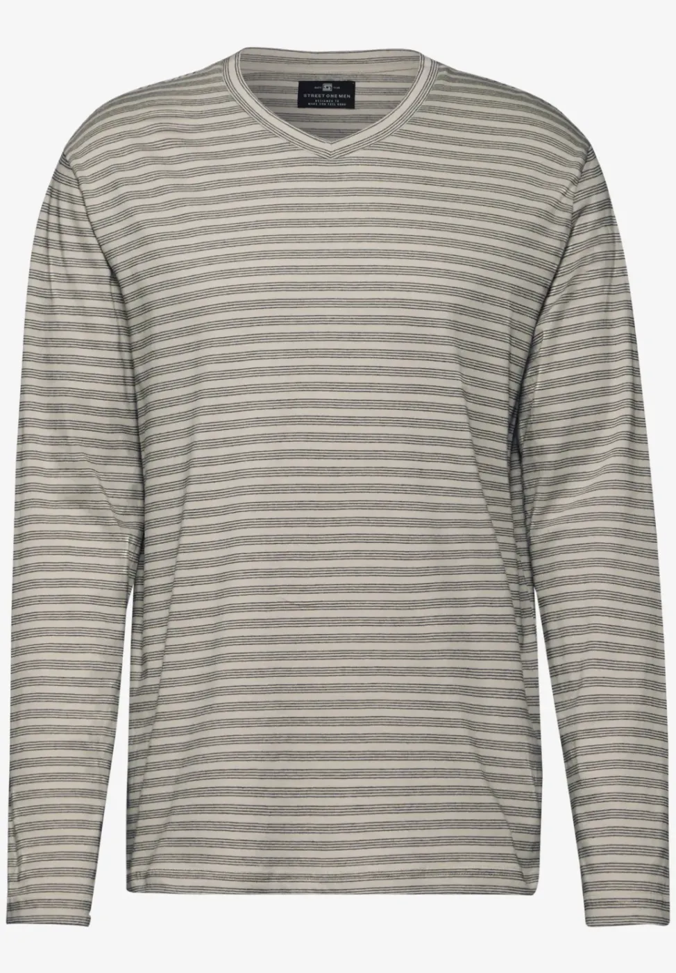 Gestreept shirt met lange mouwen