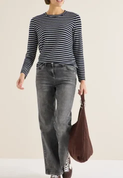 Gestreept shirt met lange mouwen