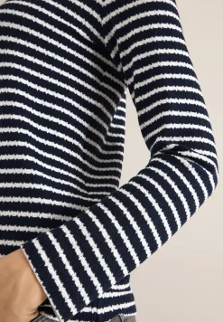 Gestreept shirt met lange mouwen