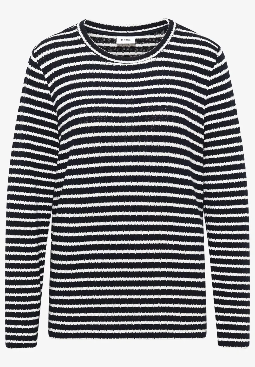 Gestreept shirt met lange mouwen
