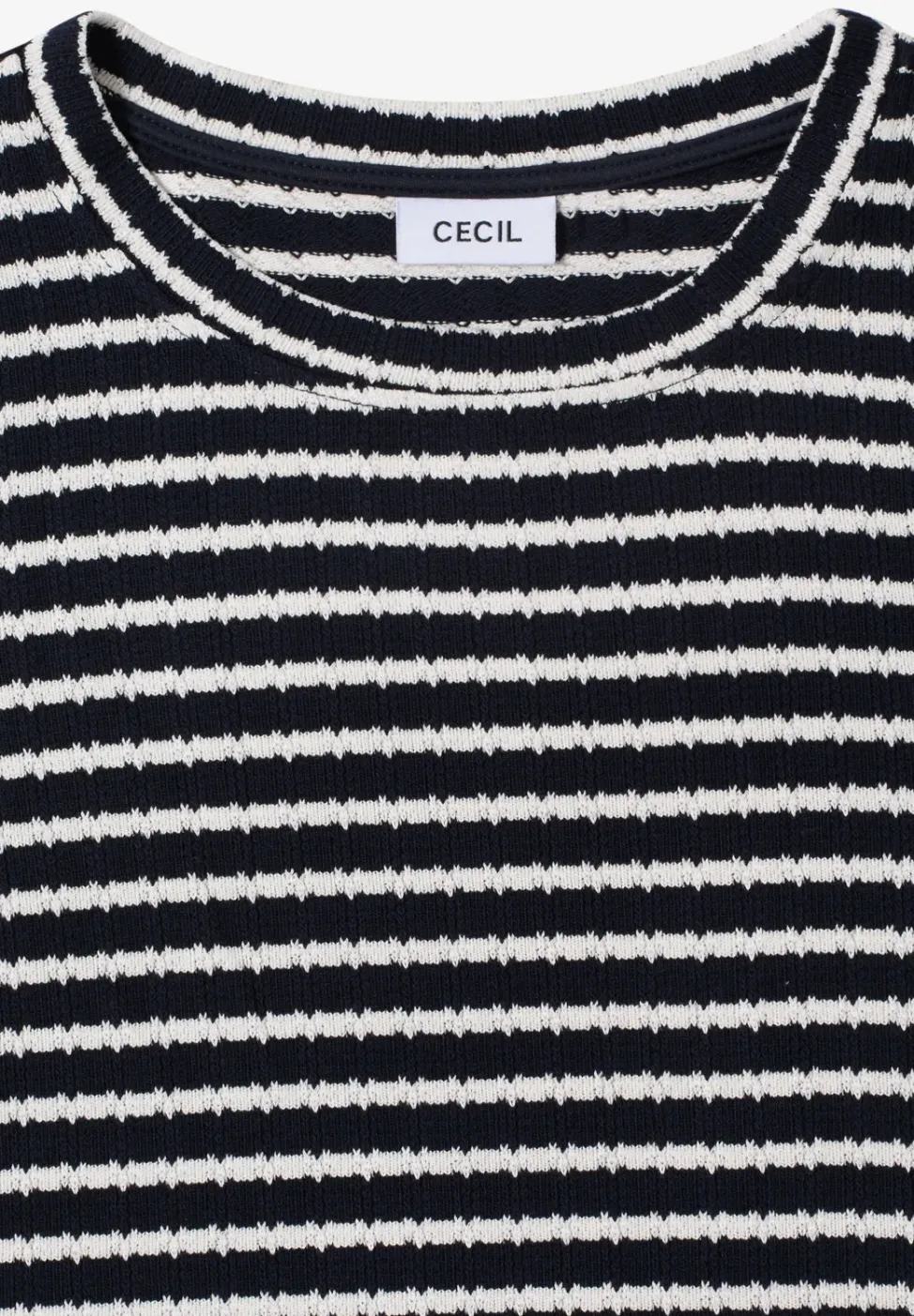Gestreept shirt met lange mouwen
