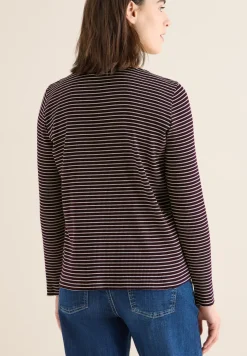 Gestreept shirt met lange mouwen