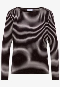 Gestreept shirt met lange mouwen