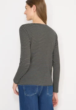 Gestreept shirt met lange mouwen