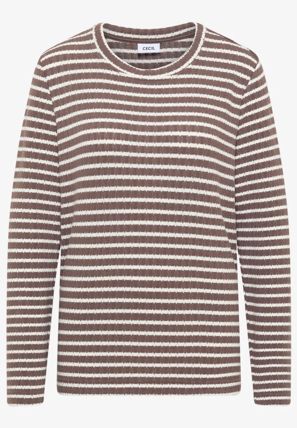 Gestreept shirt met lange mouwen