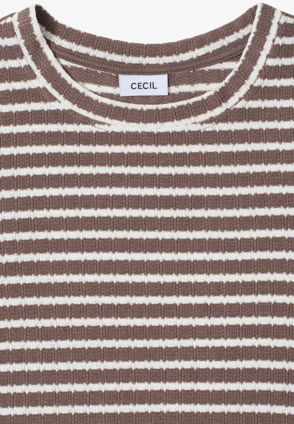 Gestreept shirt met lange mouwen