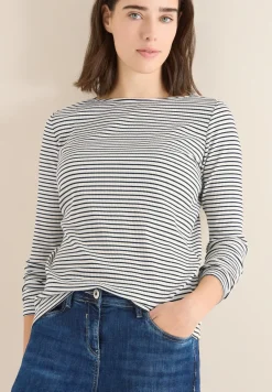 Gestreept shirt met lange mouwen