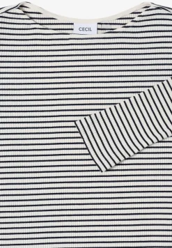 Gestreept shirt met lange mouwen