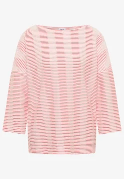Gestreept shirt met structuur