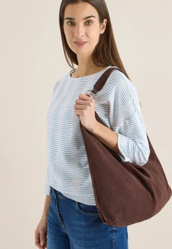 Gestreept shirt met structuur