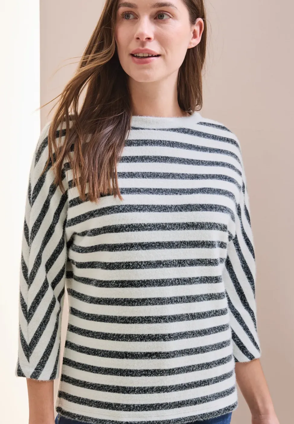 Gestreept shirt van verengaren