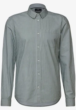 Gestreept slim fit overhemd