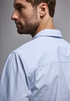 Gestreept slim fit overhemd