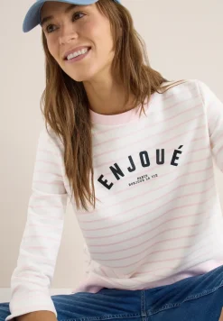 Gestreept sweatshirt