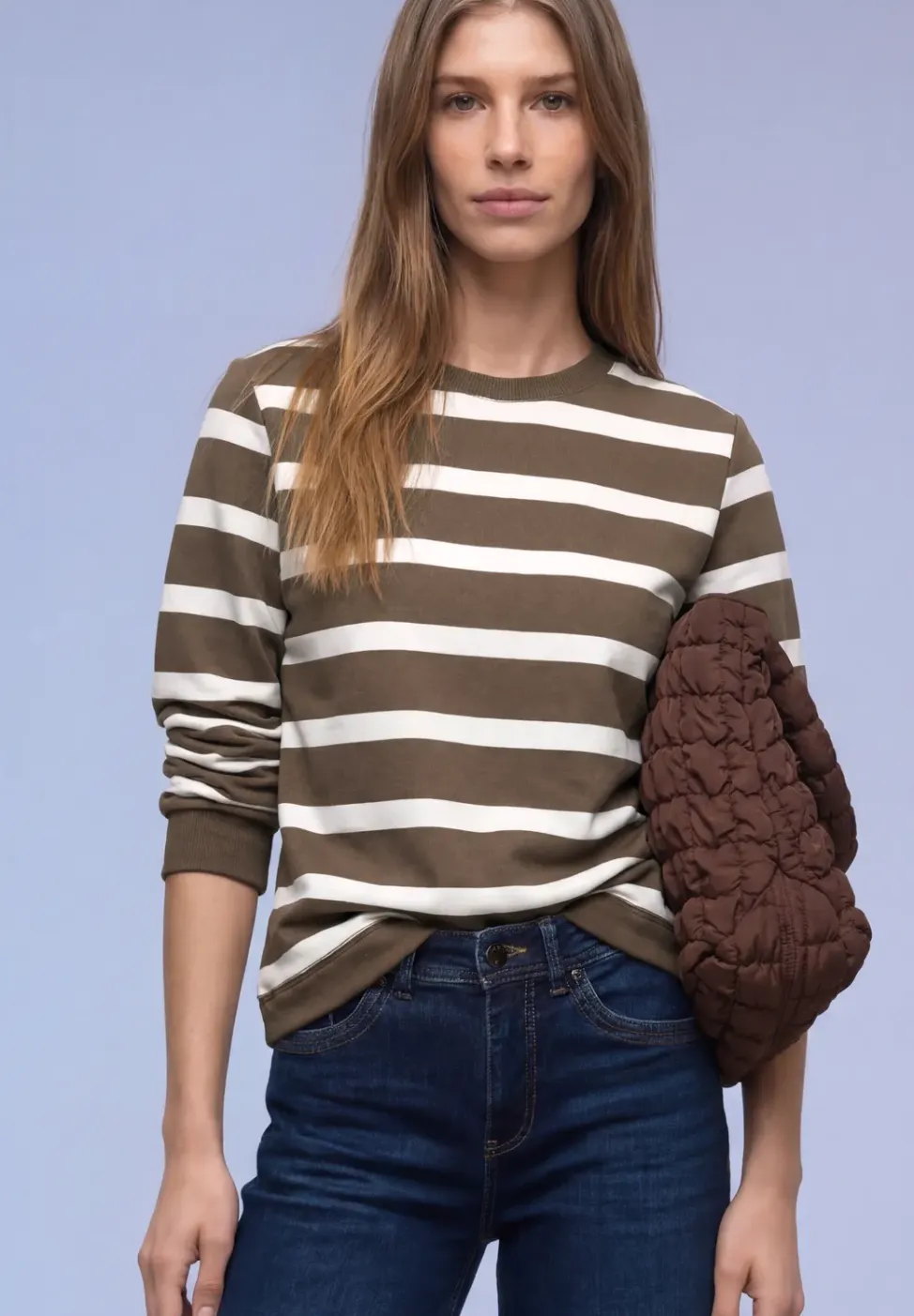 Gestreept sweatshirt