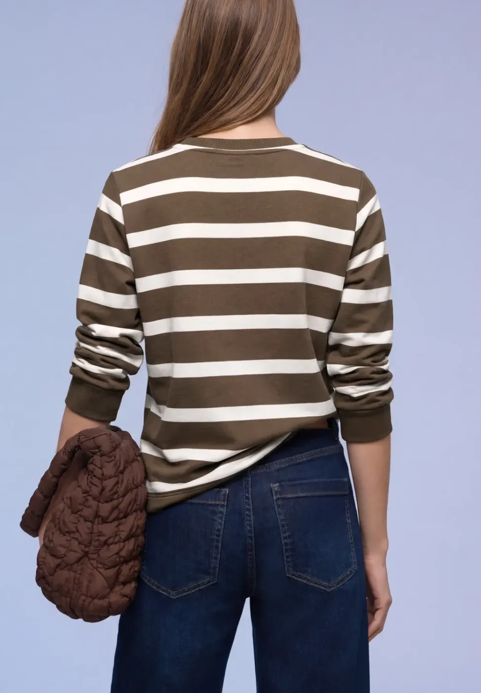 Gestreept sweatshirt