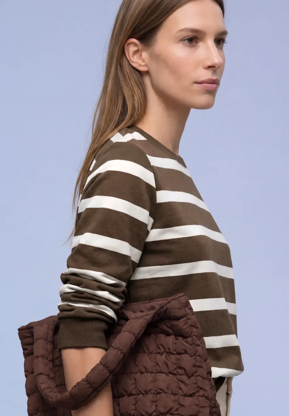 Gestreept sweatshirt
