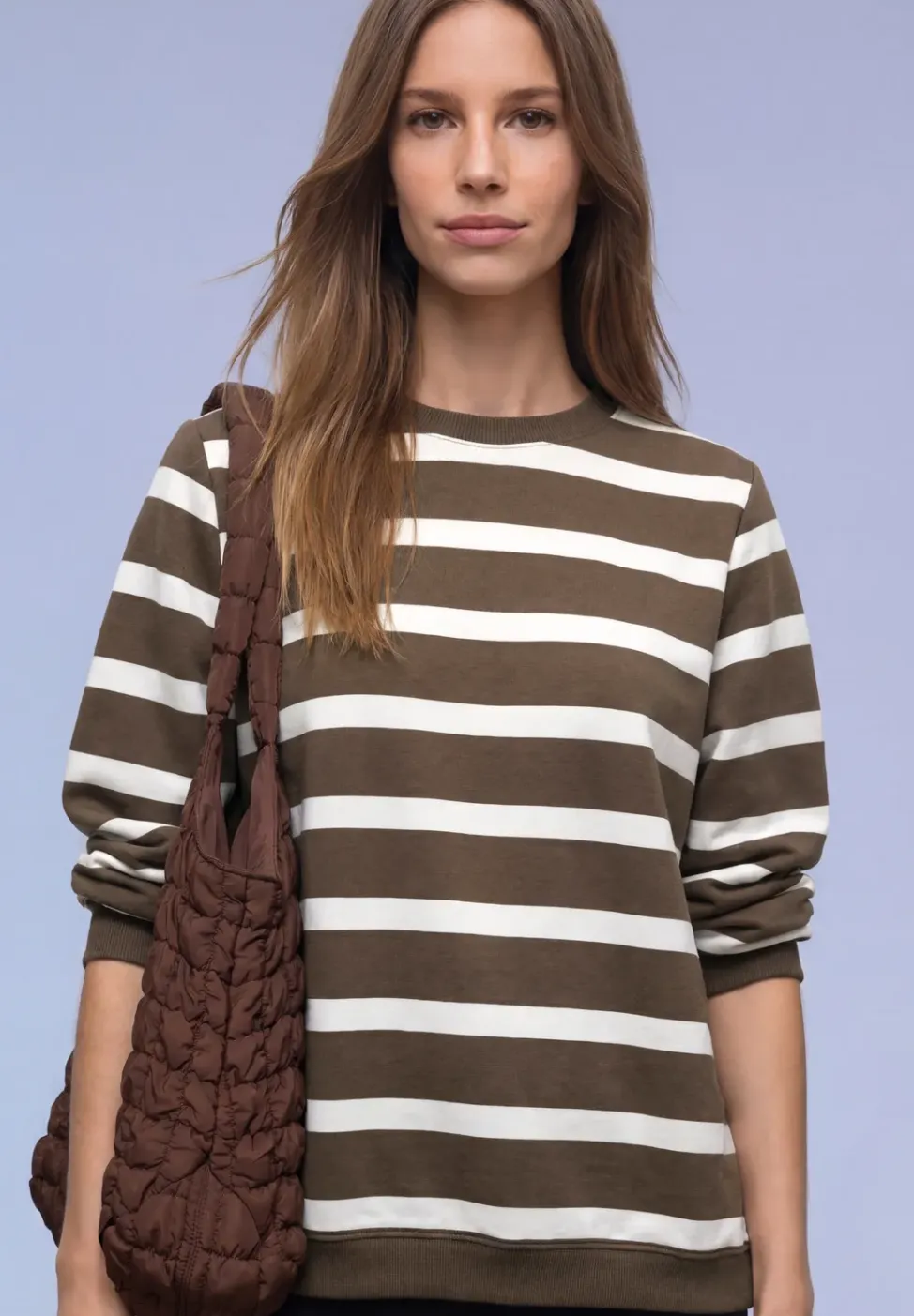 Gestreept sweatshirt