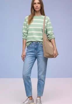 Gestreept sweatshirt
