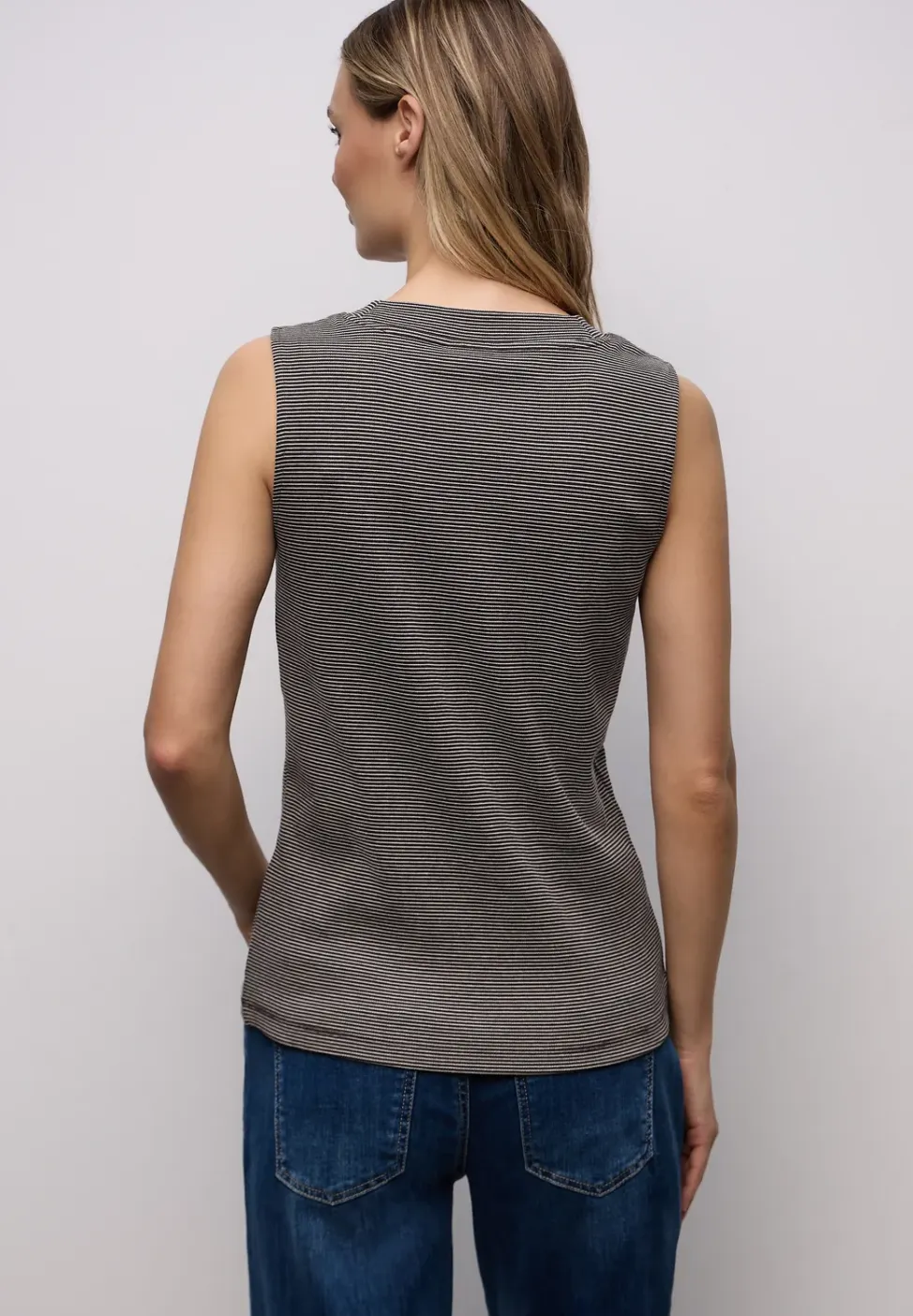 Gestreepte basic top