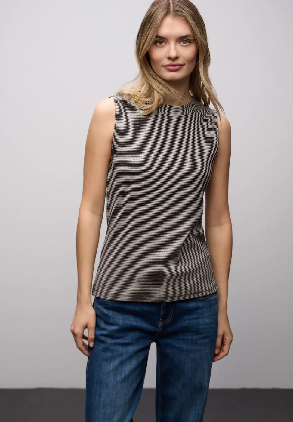 Gestreepte basic top
