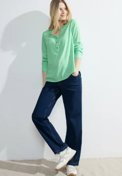 Gestreepte blouse van viscose