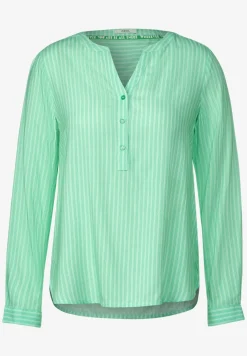 Gestreepte blouse van viscose