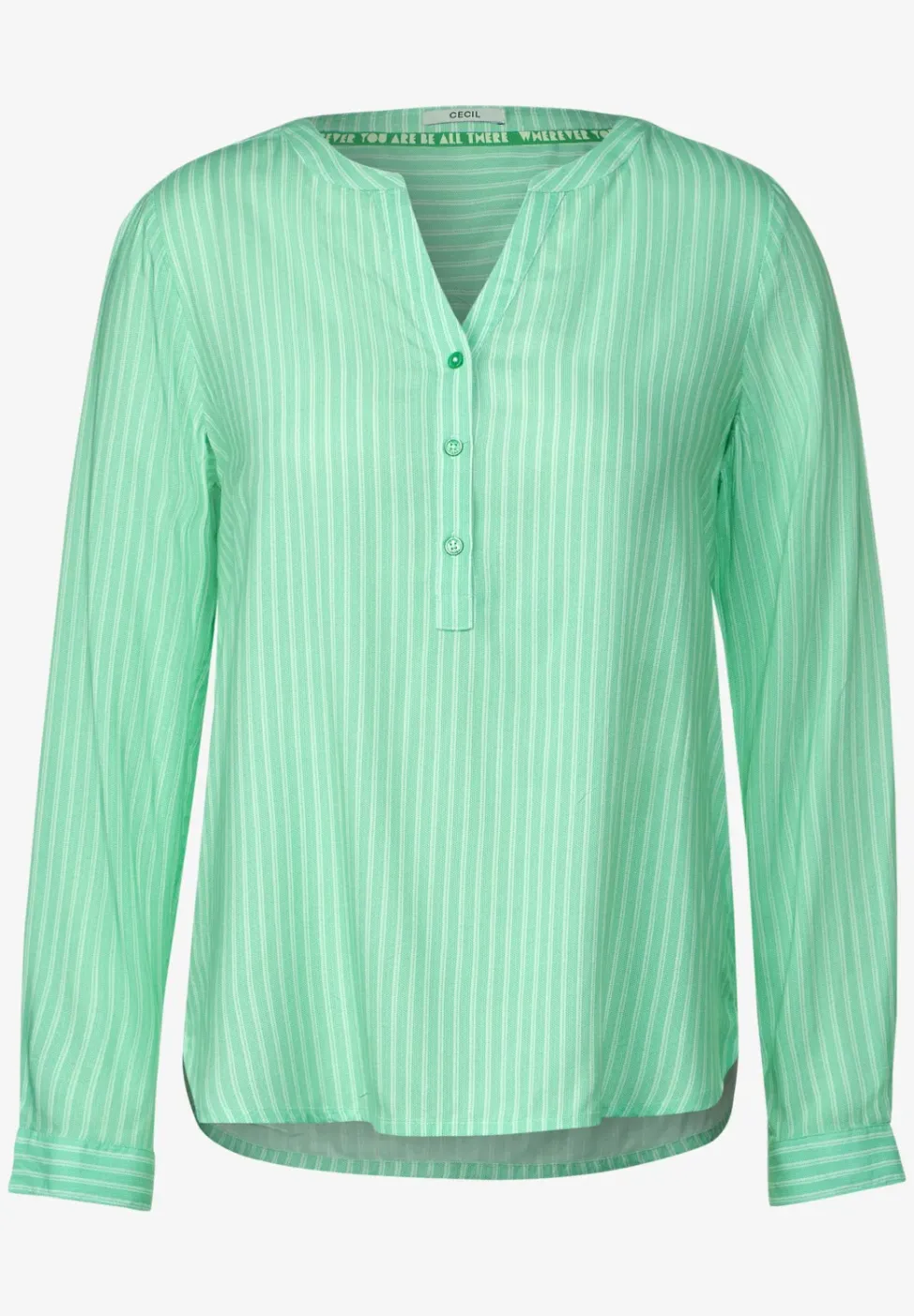Gestreepte blouse van viscose