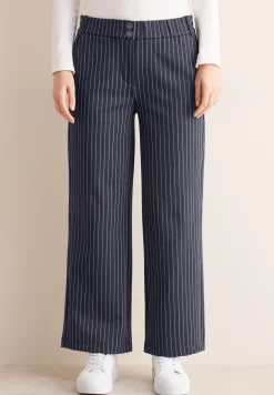 Gestreepte broek met wijde pijpen