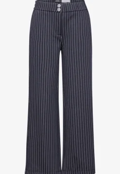 Gestreepte broek met wijde pijpen