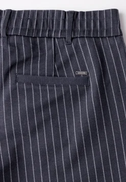 Gestreepte broek met wijde pijpen