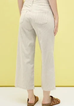 Gestreepte broek Wide Legs