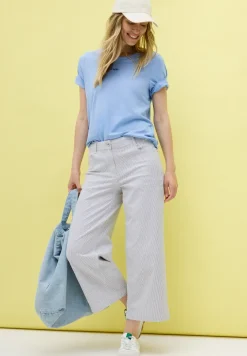 Gestreepte broek Wide Legs