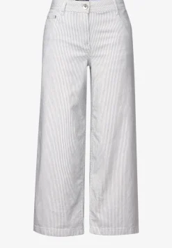 Gestreepte broek Wide Legs