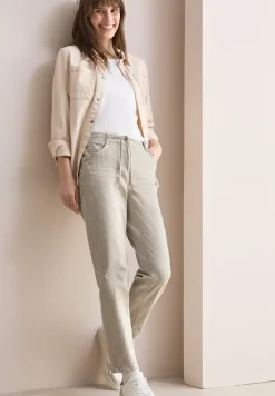 Gestreepte casual jeans