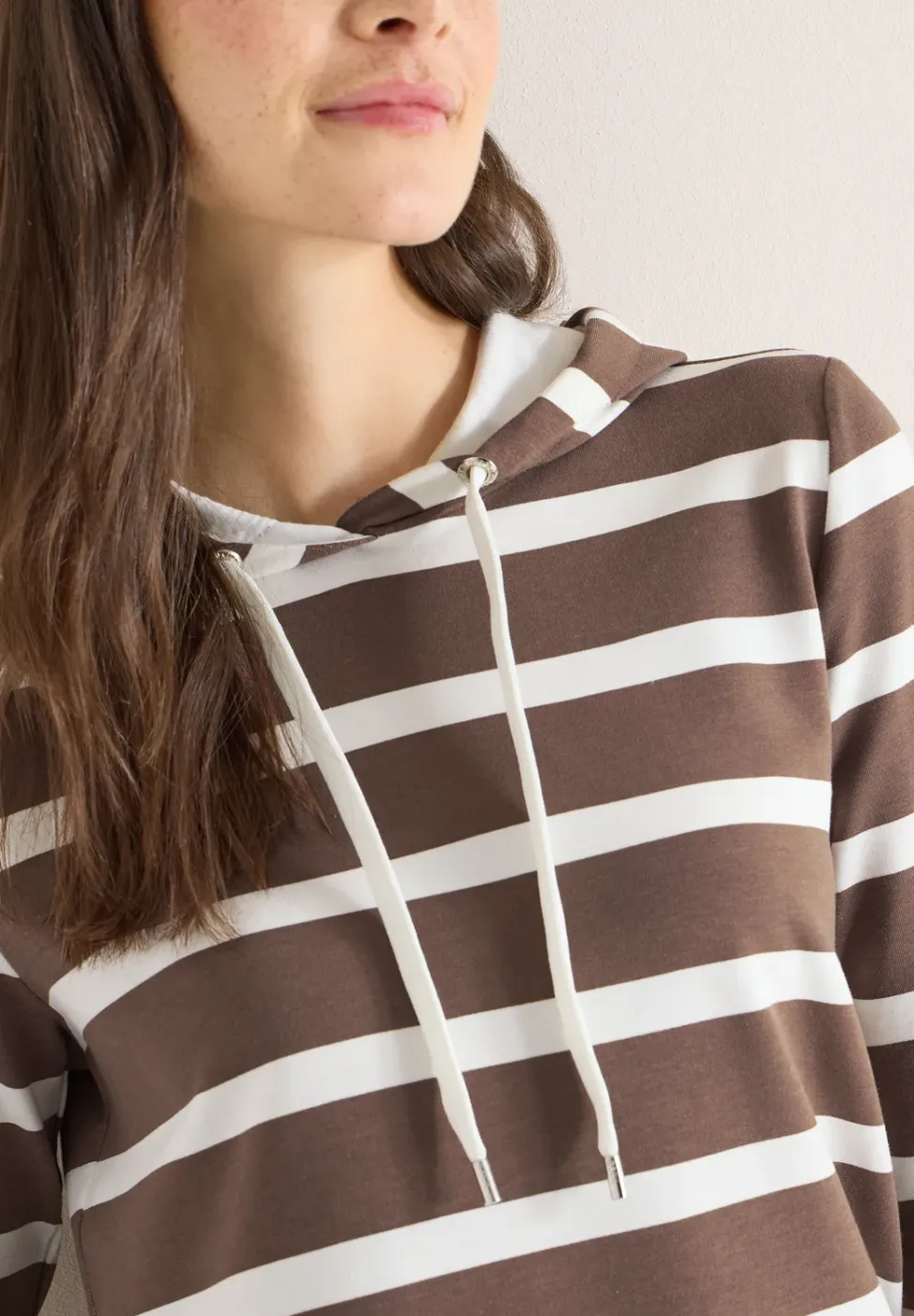 Gestreepte hoodie