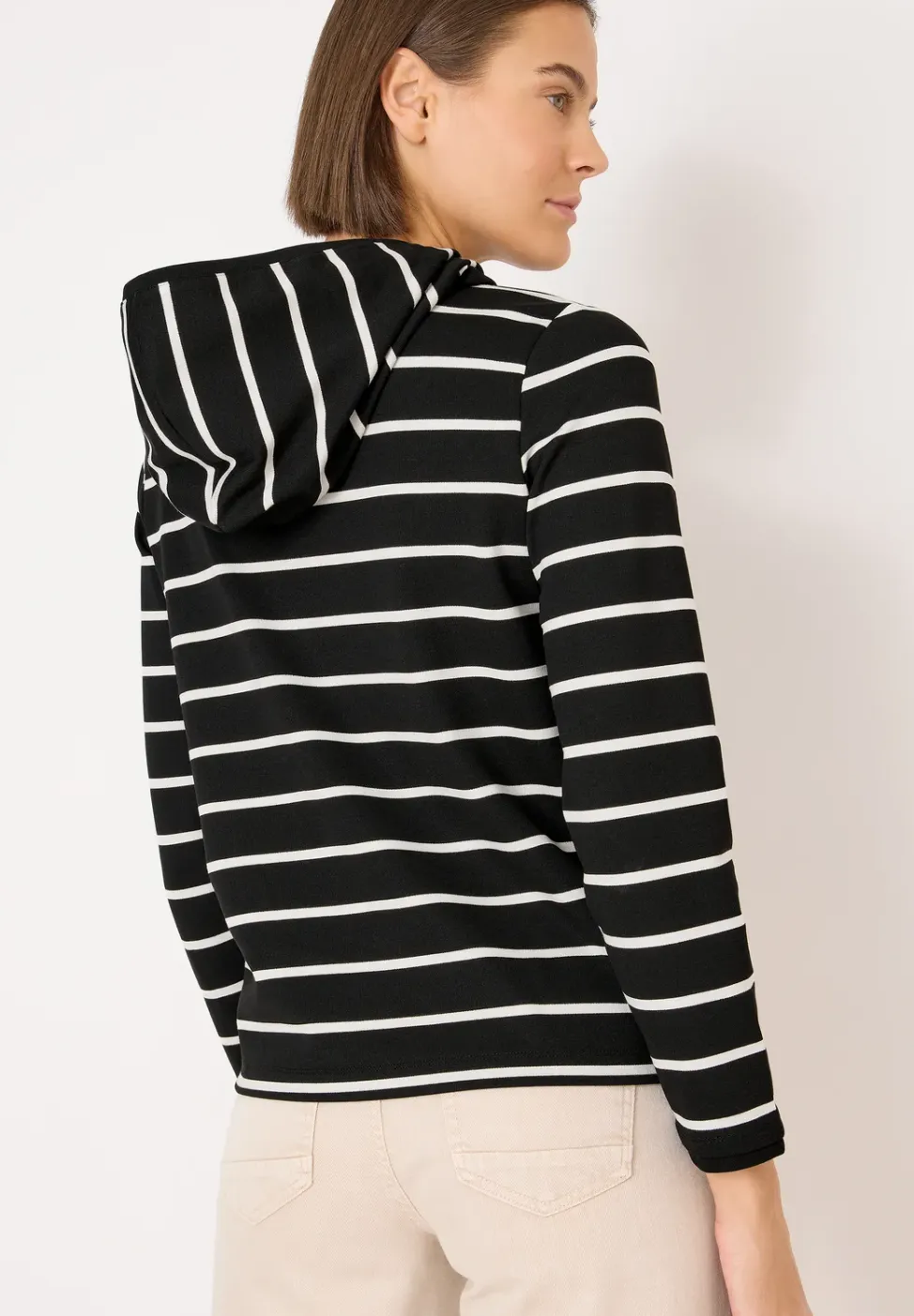 Gestreepte hoodie